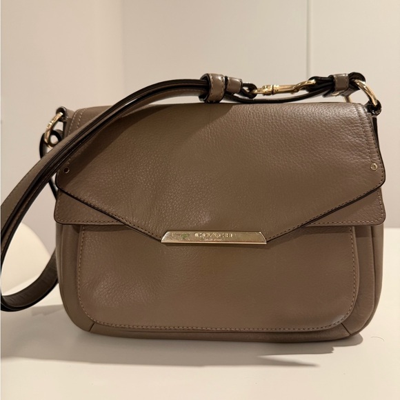 Coach Brown Leather Crossbody Bag